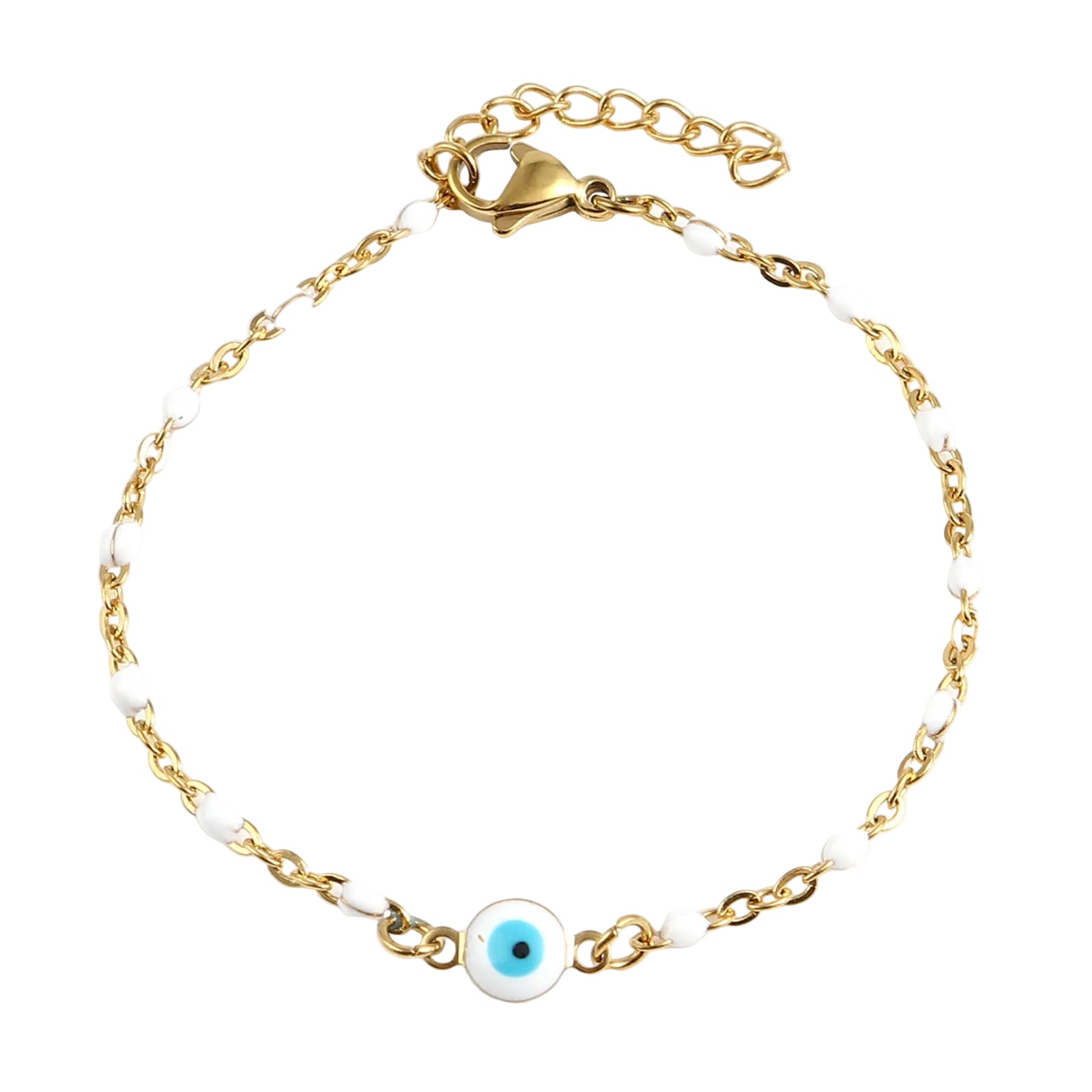 White Occhio Bracelet