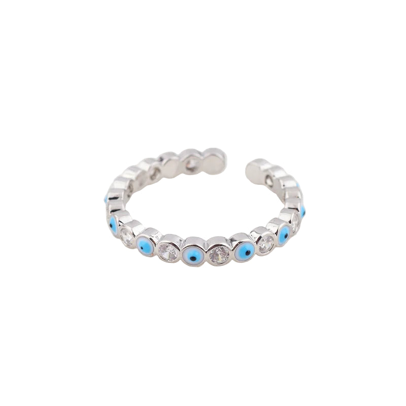 Silver Evela Occhio Ring