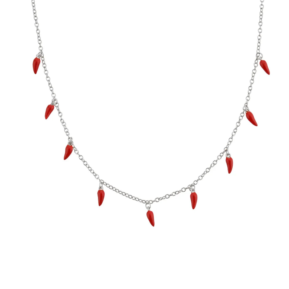Silver Spicy Necklace