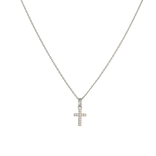 Silver Cross Necklace
