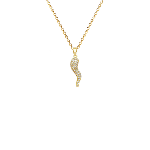 Gold Luce del Corno Necklace