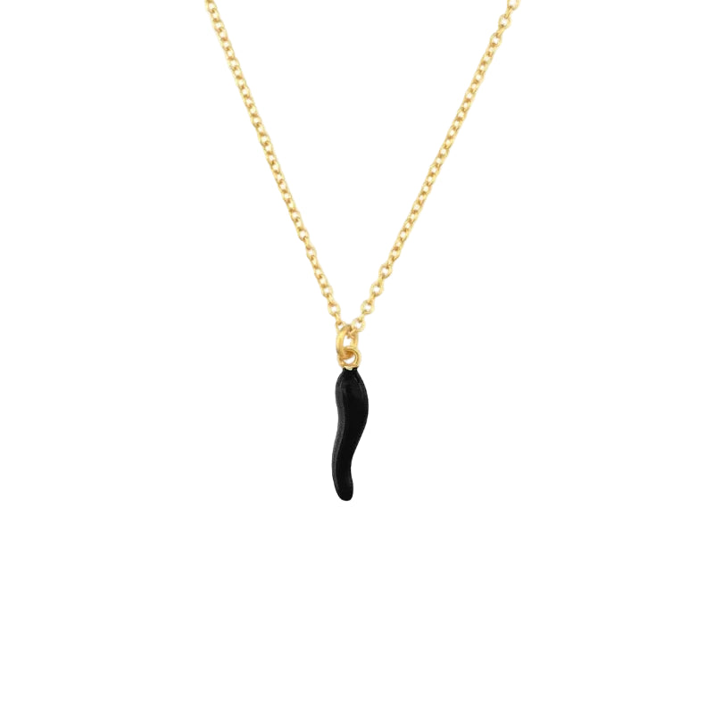 Black Corno Necklace