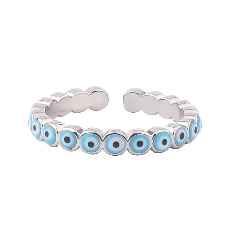 Silver Evela Occhio Ring